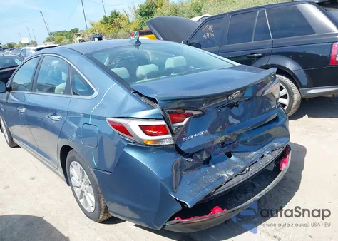 2016 Hyundai Sonata Hybrid Se из США, поврежденный, VIN KMHE24L11GA039367